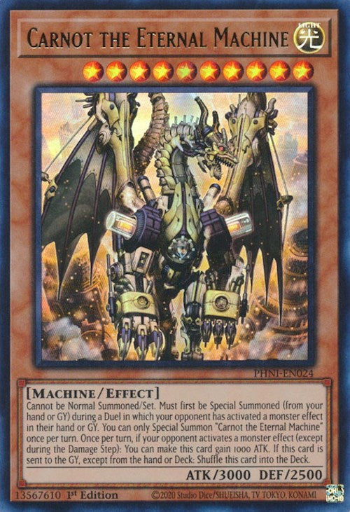 Carnot the Eternal Machine [PHNI-EN024] Ultra Rare | Jomio and Rueliete's Cards and Comics