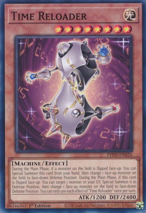 Time Reloader [PHNI-EN026] Common | Jomio and Rueliete's Cards and Comics