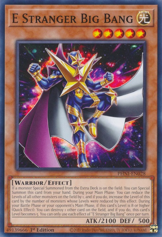 E Stranger Big Bang [PHNI-EN028] Common | Jomio and Rueliete's Cards and Comics
