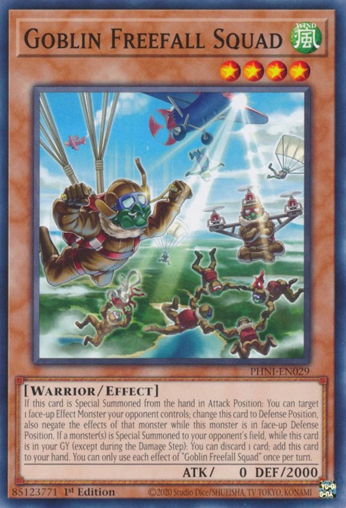 Goblin Freefall Squad [PHNI-EN029] Common | Jomio and Rueliete's Cards and Comics