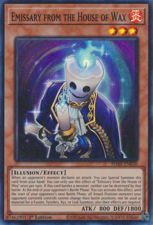 Emissary from the House of Wax [PHNI-EN030] Super Rare | Jomio and Rueliete's Cards and Comics