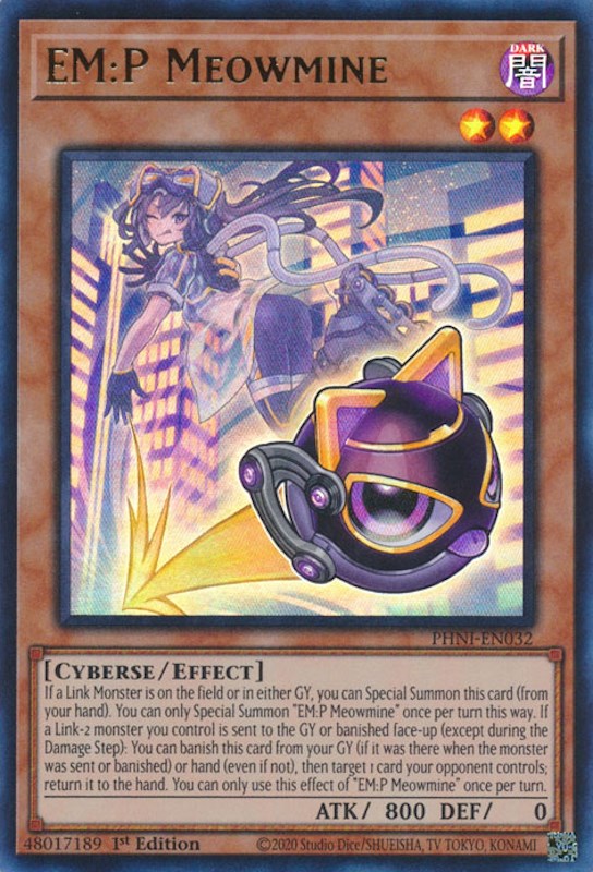 EM:P Meowmine [PHNI-EN032] Ultra Rare | Jomio and Rueliete's Cards and Comics