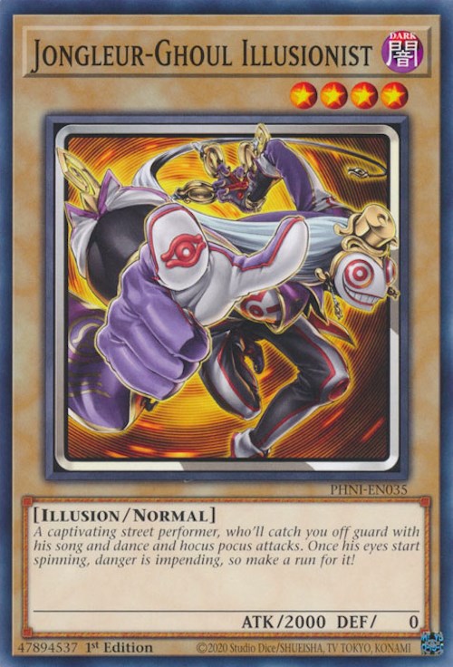 Jongleur-Ghoul Illusionist [PHNI-EN035] Common | Jomio and Rueliete's Cards and Comics