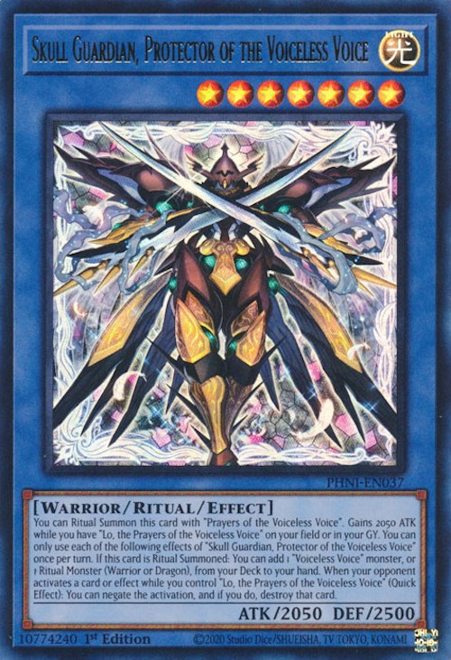 Skull Guardian, Protector of the Voiceless Voice [PHNI-EN037] Ultra Rare | Jomio and Rueliete's Cards and Comics