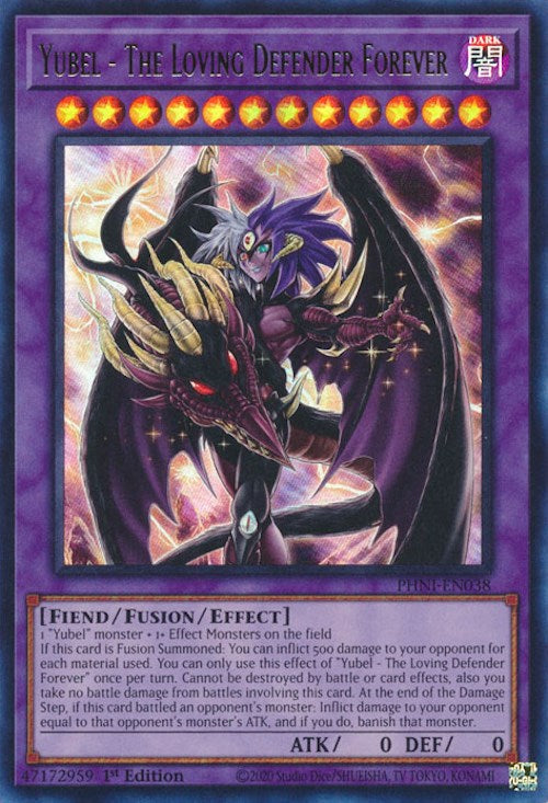 Yubel - The Loving Defender Forever [PHNI-EN038] Ultra Rare | Jomio and Rueliete's Cards and Comics