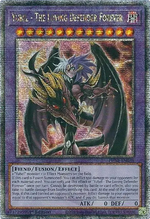 Yubel - The Loving Defender Forever [PHNI-EN038] Quarter Century Secret Rare | Jomio and Rueliete's Cards and Comics