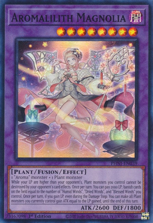 Aromalilith Magnolia [PHNI-EN039] Super Rare | Jomio and Rueliete's Cards and Comics