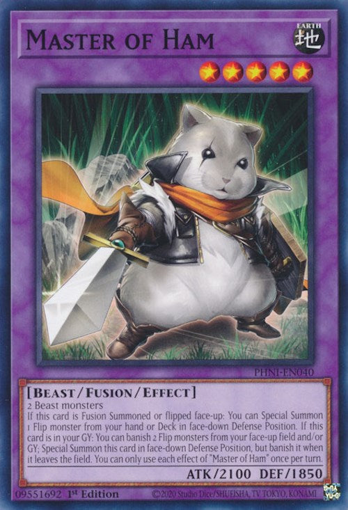 Master of Ham [PHNI-EN040] Common | Jomio and Rueliete's Cards and Comics