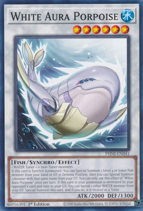 White Aura Porpoise [PHNI-EN041] Common | Jomio and Rueliete's Cards and Comics