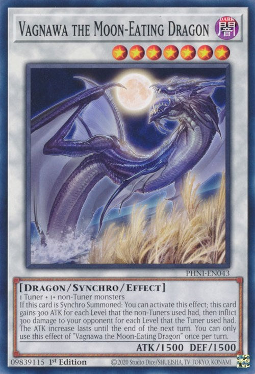 Vagnawa the Moon-Eating Dragon [PHNI-EN043] Common | Jomio and Rueliete's Cards and Comics