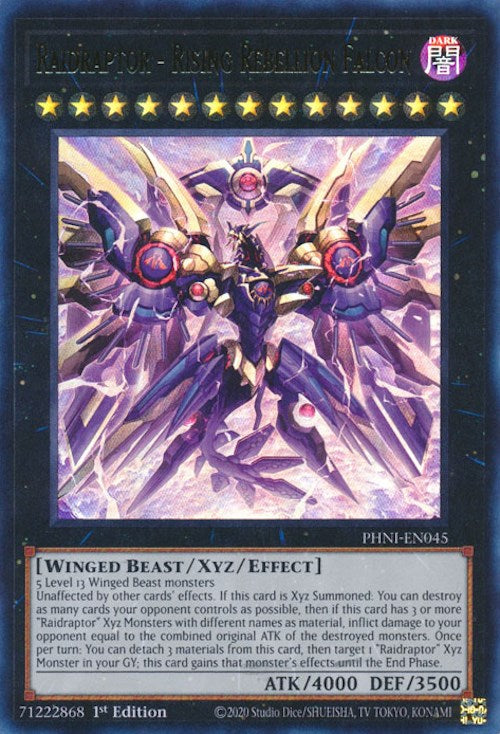 Raidraptor - Rising Rebellion Falcon [PHNI-EN045] Ultra Rare | Jomio and Rueliete's Cards and Comics