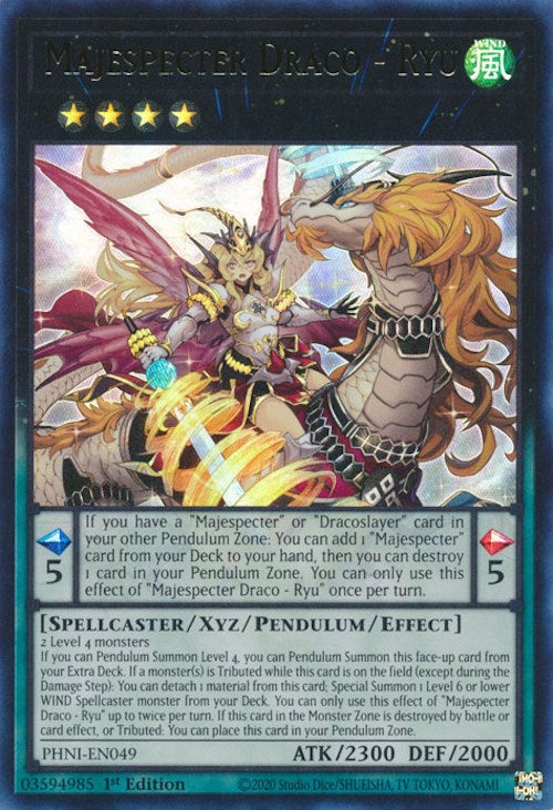 Majespecter Draco - Ryu [PHNI-EN049] Ultra Rare | Jomio and Rueliete's Cards and Comics