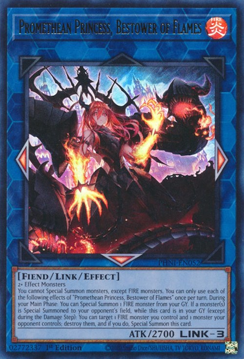 Promethean Princess, Bestower of Flames [PHNI-EN052] Ultra Rare | Jomio and Rueliete's Cards and Comics