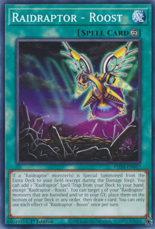 Raidraptor - Roost [PHNI-EN057] Common | Jomio and Rueliete's Cards and Comics