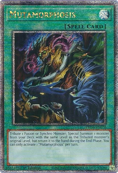 Mutamorphosis [PHNI-EN070] Quarter Century Secret Rare | Jomio and Rueliete's Cards and Comics