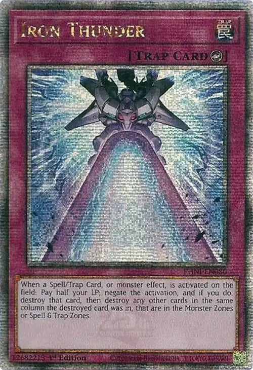 Iron Thunder [PHNI-EN080] Quarter Century Secret Rare | Jomio and Rueliete's Cards and Comics