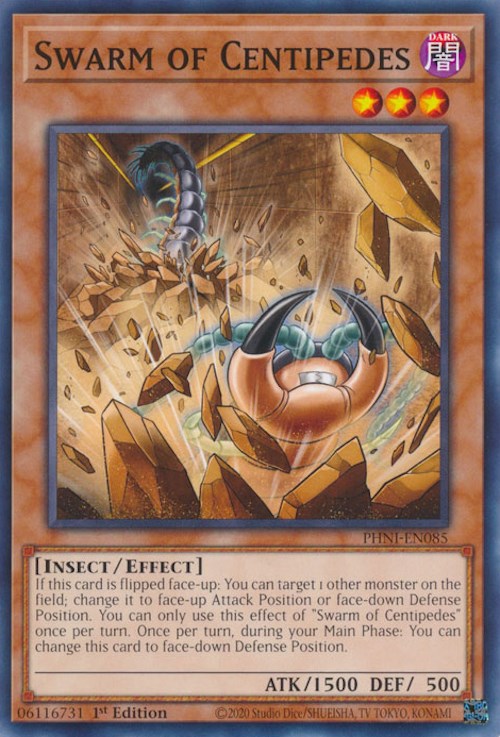 Swarm of Centipedes [PHNI-EN085] Common | Jomio and Rueliete's Cards and Comics