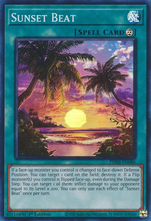 Sunset Beat [PHNI-EN086] Super Rare | Jomio and Rueliete's Cards and Comics