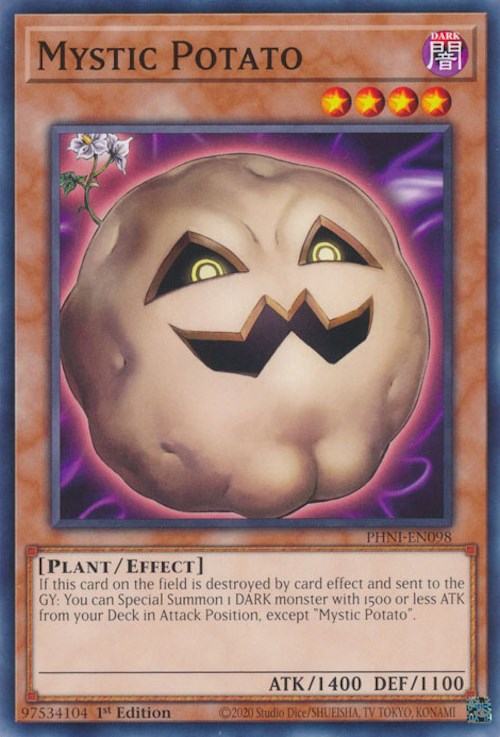 Mystic Potato [PHNI-EN098] Common | Jomio and Rueliete's Cards and Comics