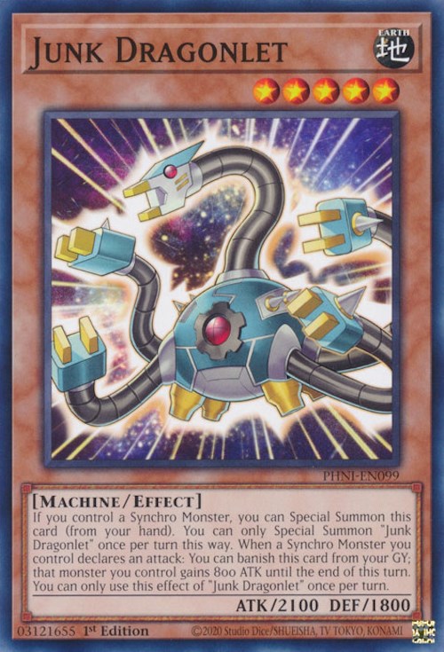 Junk Dragonlet [PHNI-EN099] Common | Jomio and Rueliete's Cards and Comics