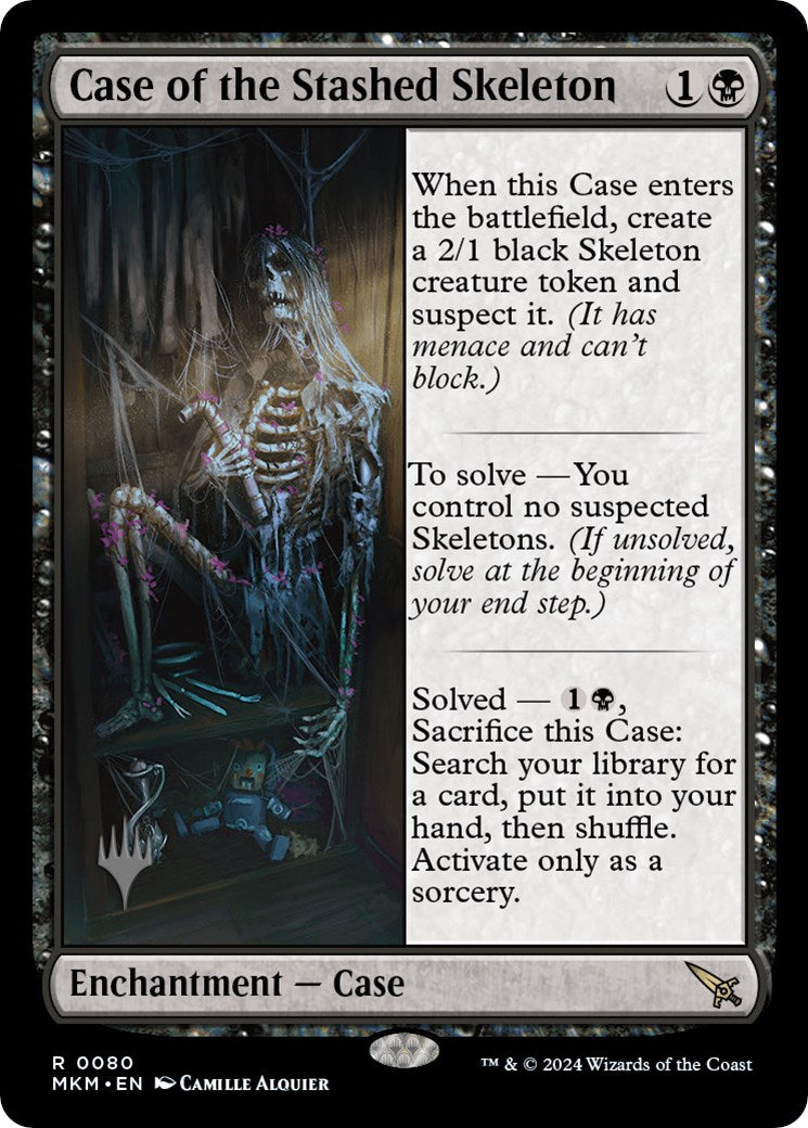 Case of the Stashed Skeleton (Promo Pack) [Murders at Karlov Manor Promos] | Jomio and Rueliete's Cards and Comics