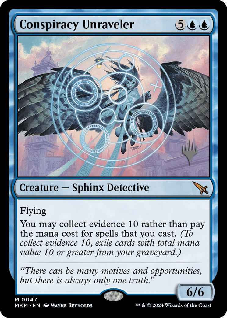 Conspiracy Unraveler (Promo Pack) [Murders at Karlov Manor Promos] | Jomio and Rueliete's Cards and Comics