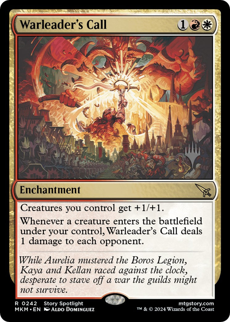 Warleader's Call (Promo Pack) [Murders at Karlov Manor Promos] | Jomio and Rueliete's Cards and Comics