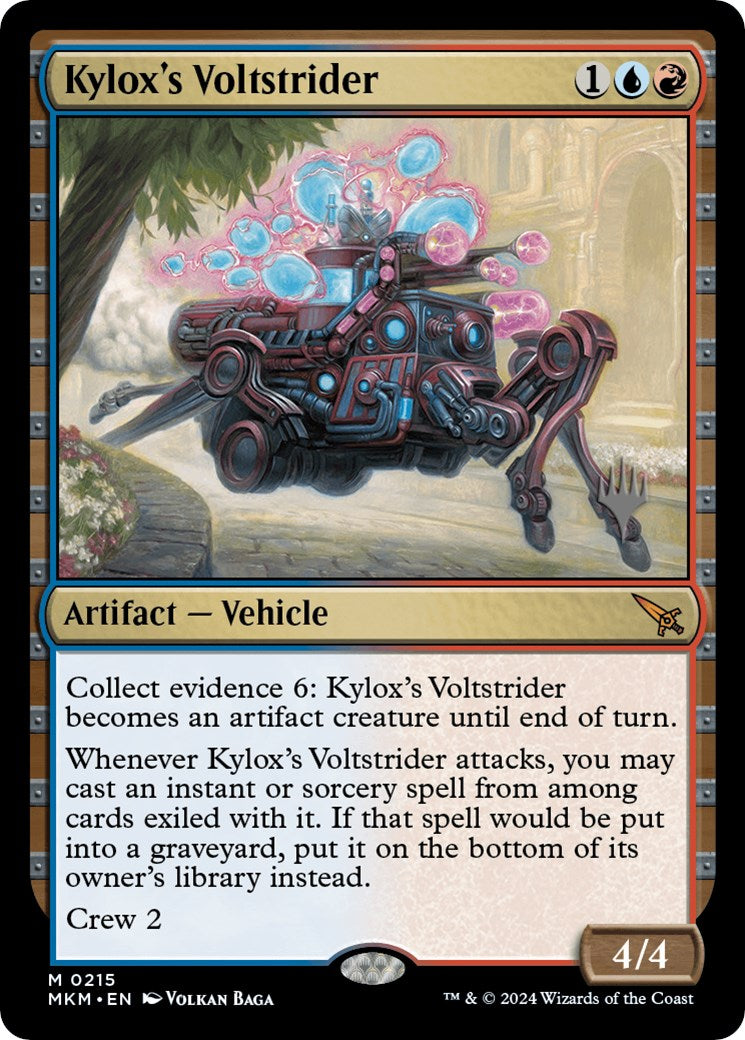 Kylox's Voltstrider (Promo Pack) [Murders at Karlov Manor Promos] | Jomio and Rueliete's Cards and Comics