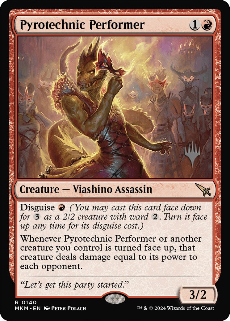 Pyrotechnic Performer (Promo Pack) [Murders at Karlov Manor Promos] | Jomio and Rueliete's Cards and Comics