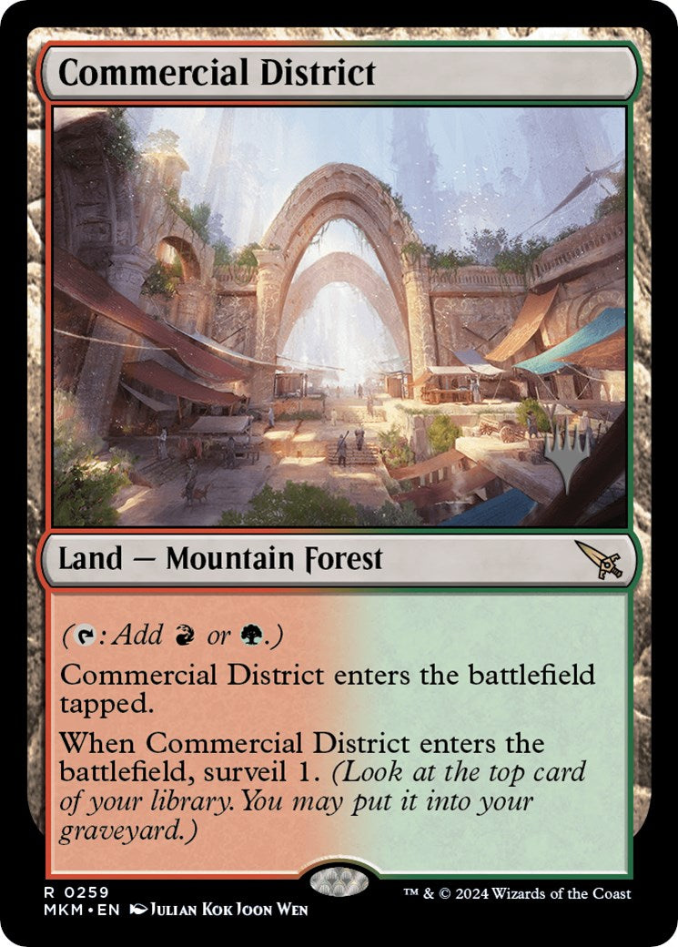 Commercial District (Promo Pack) [Murders at Karlov Manor Promos] | Jomio and Rueliete's Cards and Comics