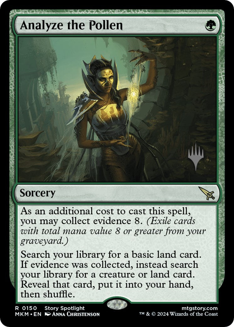 Analyze the Pollen (Promo Pack) [Murders at Karlov Manor Promos] | Jomio and Rueliete's Cards and Comics