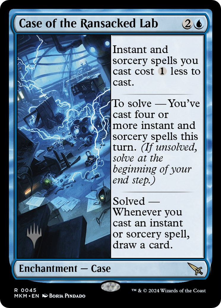 Case of the Ransacked Lab (Promo Pack) [Murders at Karlov Manor Promos] | Jomio and Rueliete's Cards and Comics