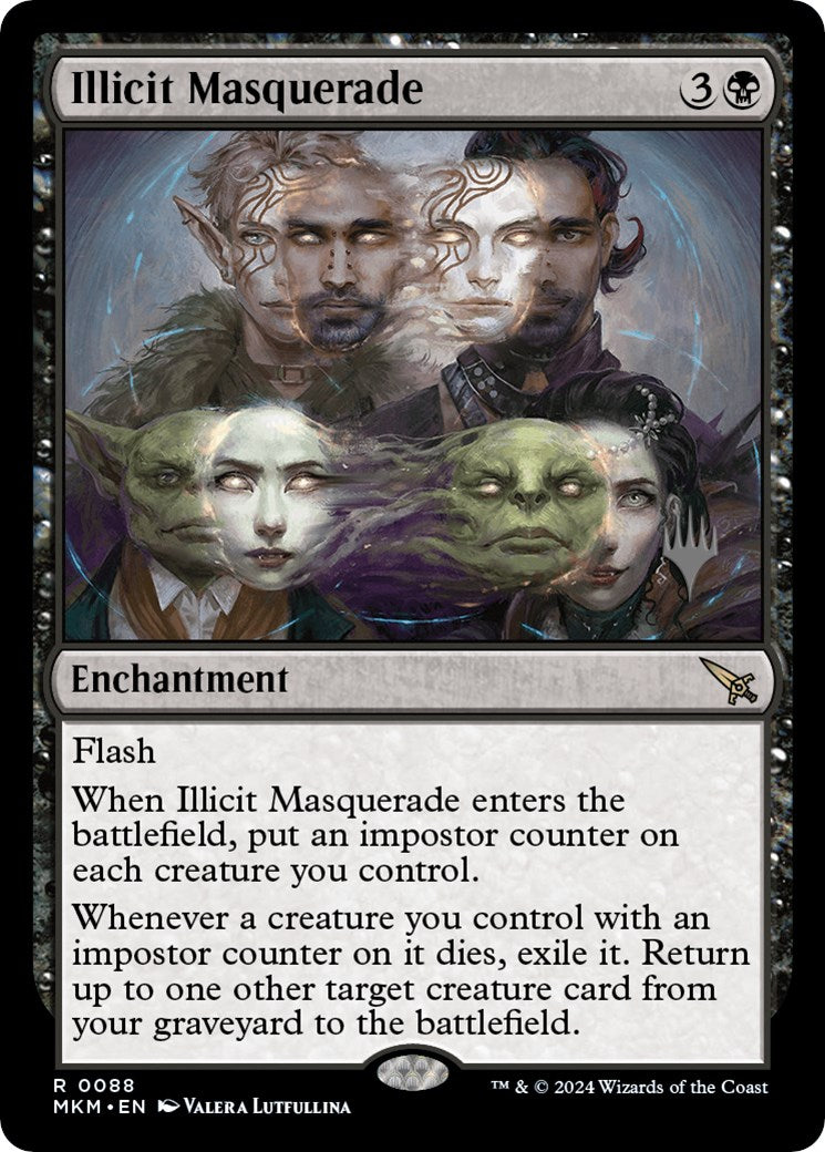 Illicit Masquerade (Promo Pack) [Murders at Karlov Manor Promos] | Jomio and Rueliete's Cards and Comics