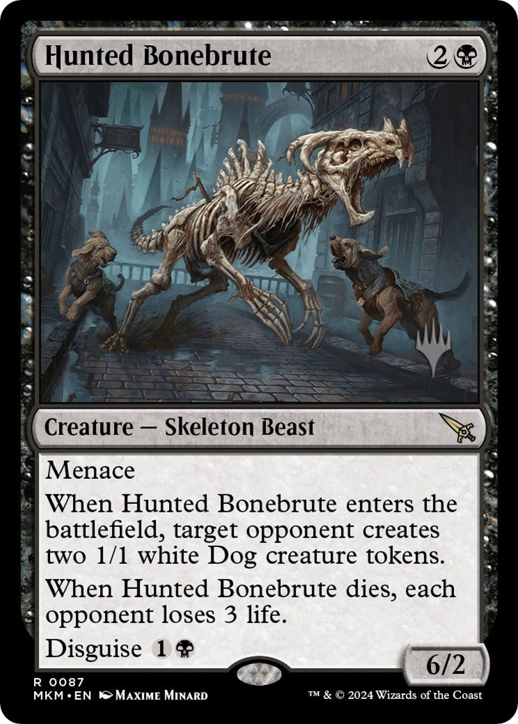 Hunted Bonebrute (Promo Pack) [Murders at Karlov Manor Promos] | Jomio and Rueliete's Cards and Comics