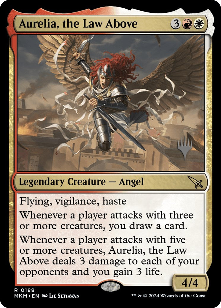 Aurelia, the Law Above (Promo Pack) [Murders at Karlov Manor Promos] | Jomio and Rueliete's Cards and Comics