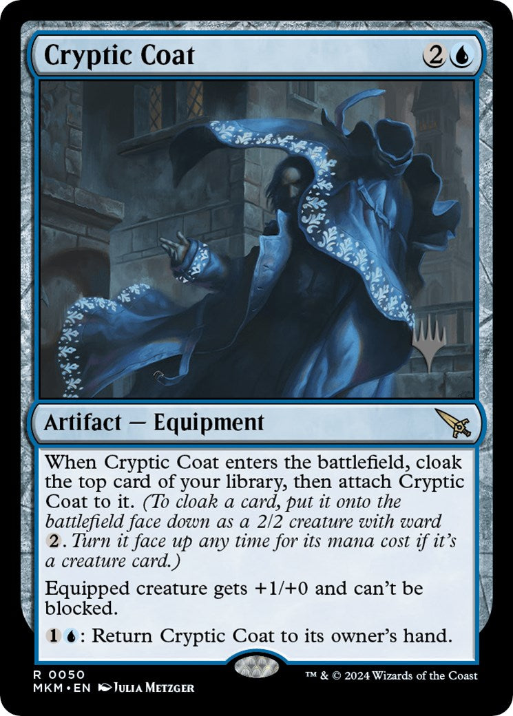 Cryptic Coat (Promo Pack) [Murders at Karlov Manor Promos] | Jomio and Rueliete's Cards and Comics