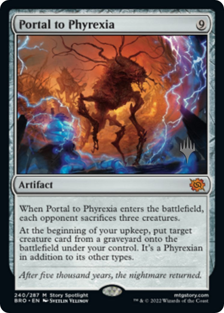 Portal to Phyrexia (Promo Pack) [The Brothers' War Promos] | Jomio and Rueliete's Cards and Comics