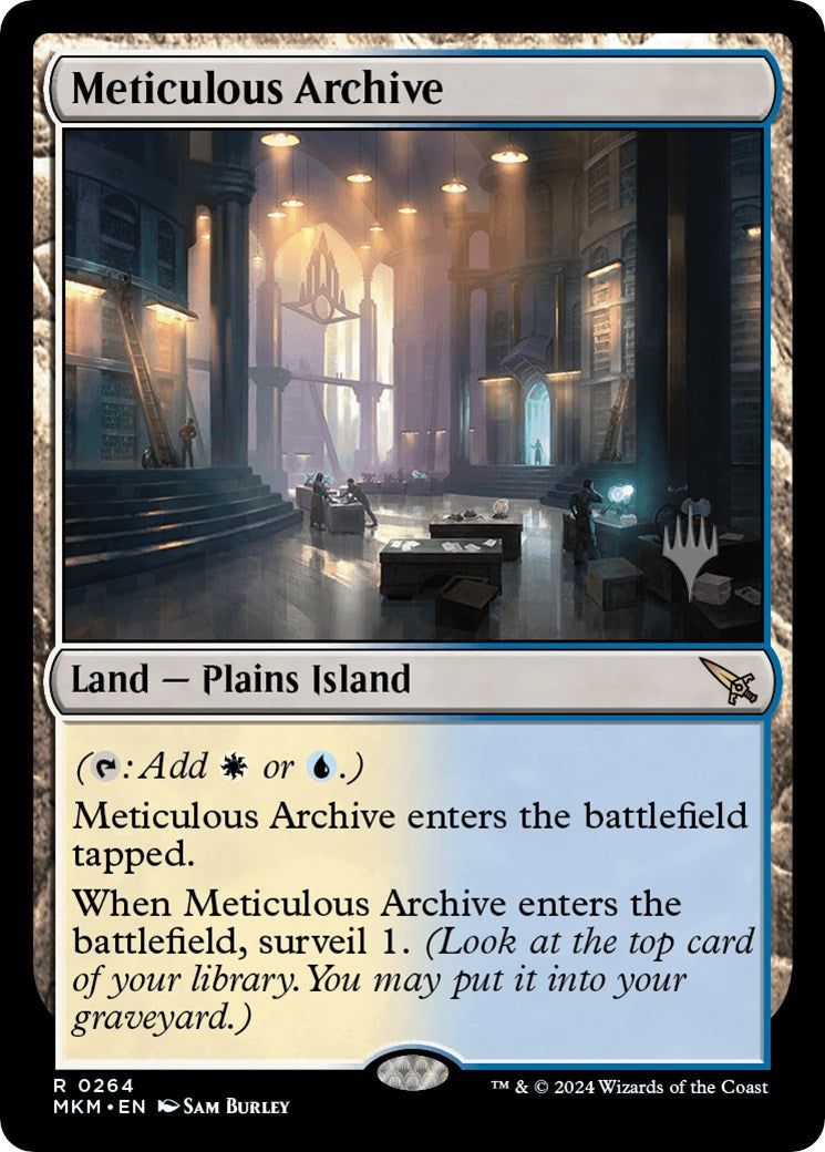 Meticulous Archive (Promo Pack) [Murders at Karlov Manor Promos] | Jomio and Rueliete's Cards and Comics