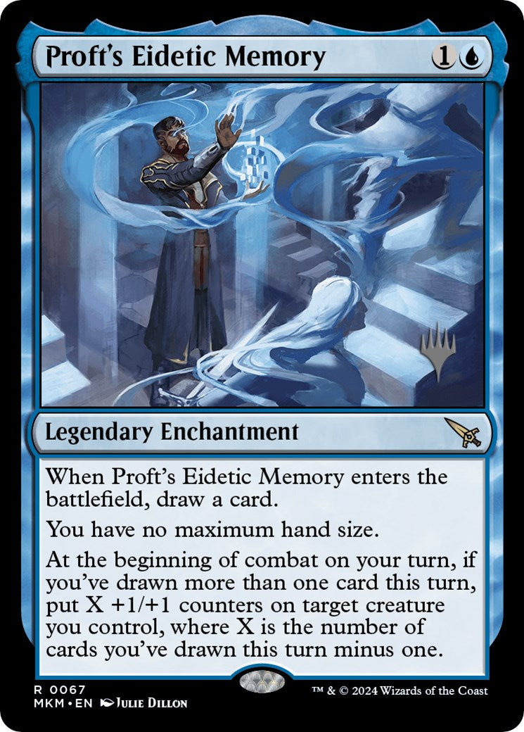 Proft's Eidetic Memory (Promo Pack) [Murders at Karlov Manor Promos] | Jomio and Rueliete's Cards and Comics