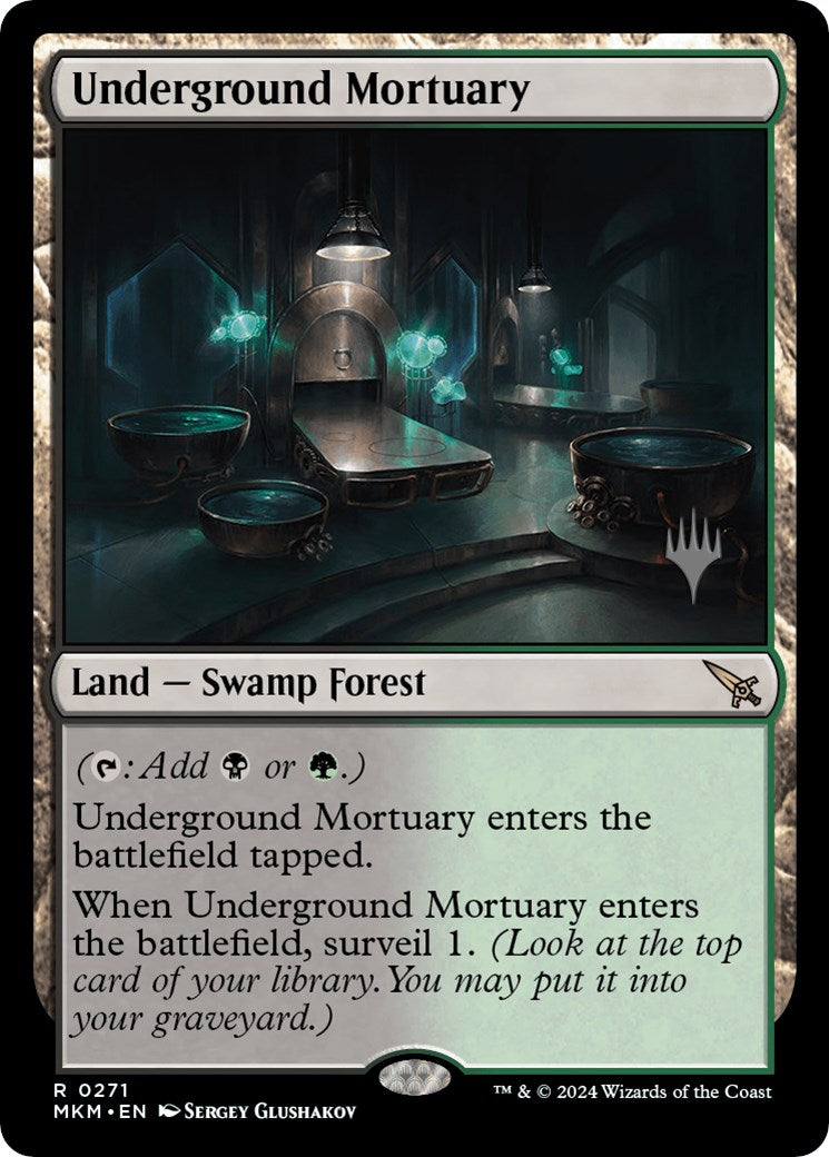 Underground Mortuary (Promo Pack) [Murders at Karlov Manor Promos] | Jomio and Rueliete's Cards and Comics
