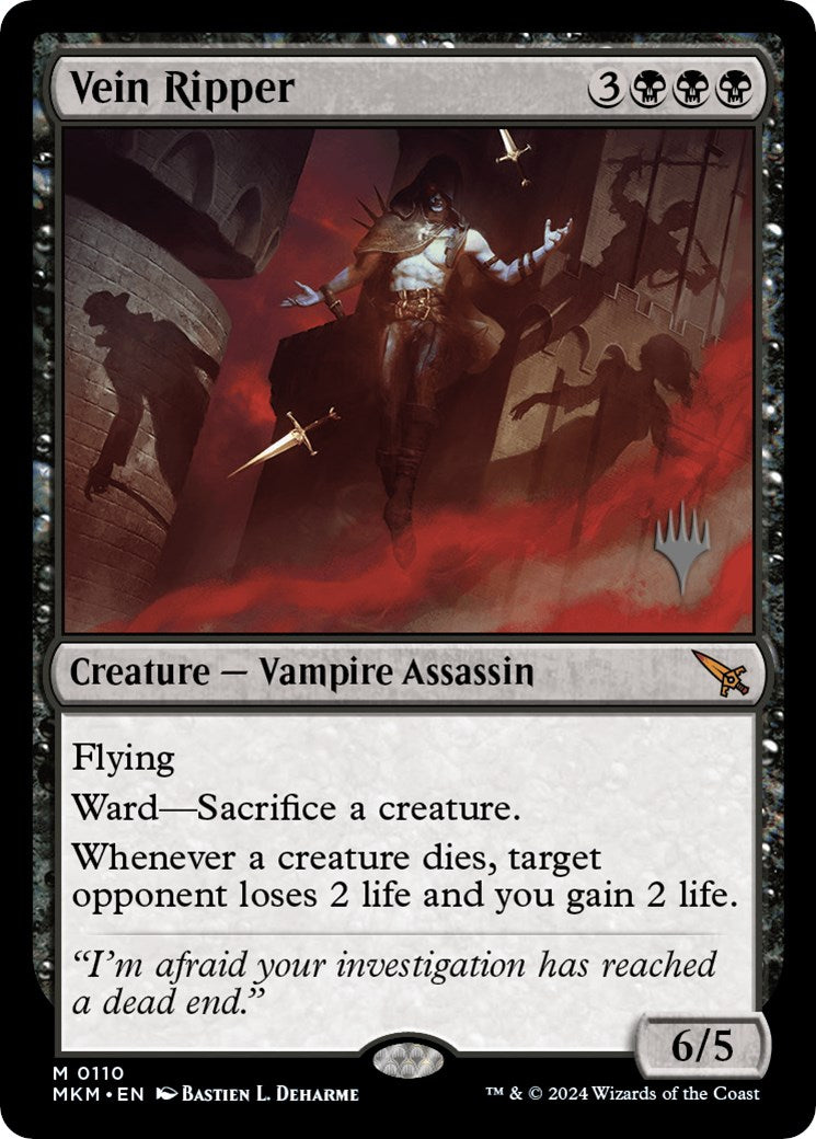 Vein Ripper (Promo Pack) [Murders at Karlov Manor Promos] | Jomio and Rueliete's Cards and Comics