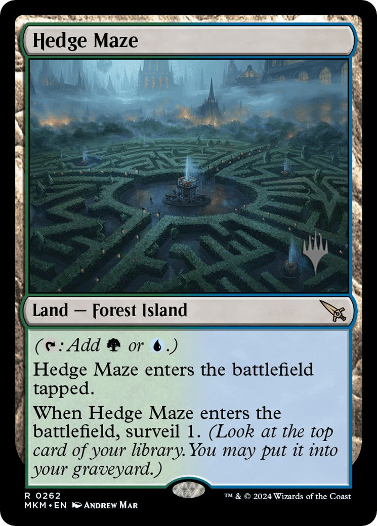Hedge Maze (Promo Pack) [Murders at Karlov Manor Promos] | Jomio and Rueliete's Cards and Comics