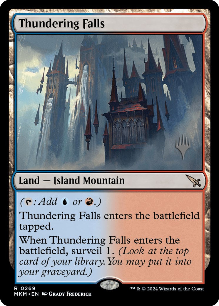 Thundering Falls (Promo Pack) [Murders at Karlov Manor Promos] | Jomio and Rueliete's Cards and Comics