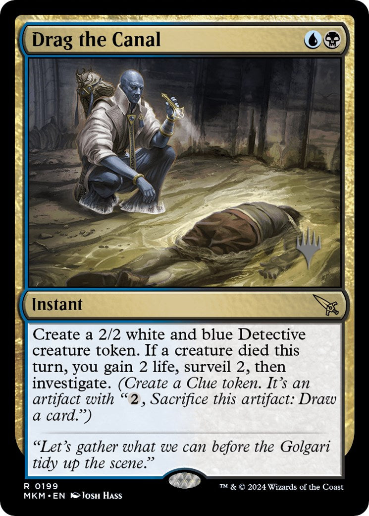 Drag the Canal (Promo Pack) [Murders at Karlov Manor Promos] | Jomio and Rueliete's Cards and Comics