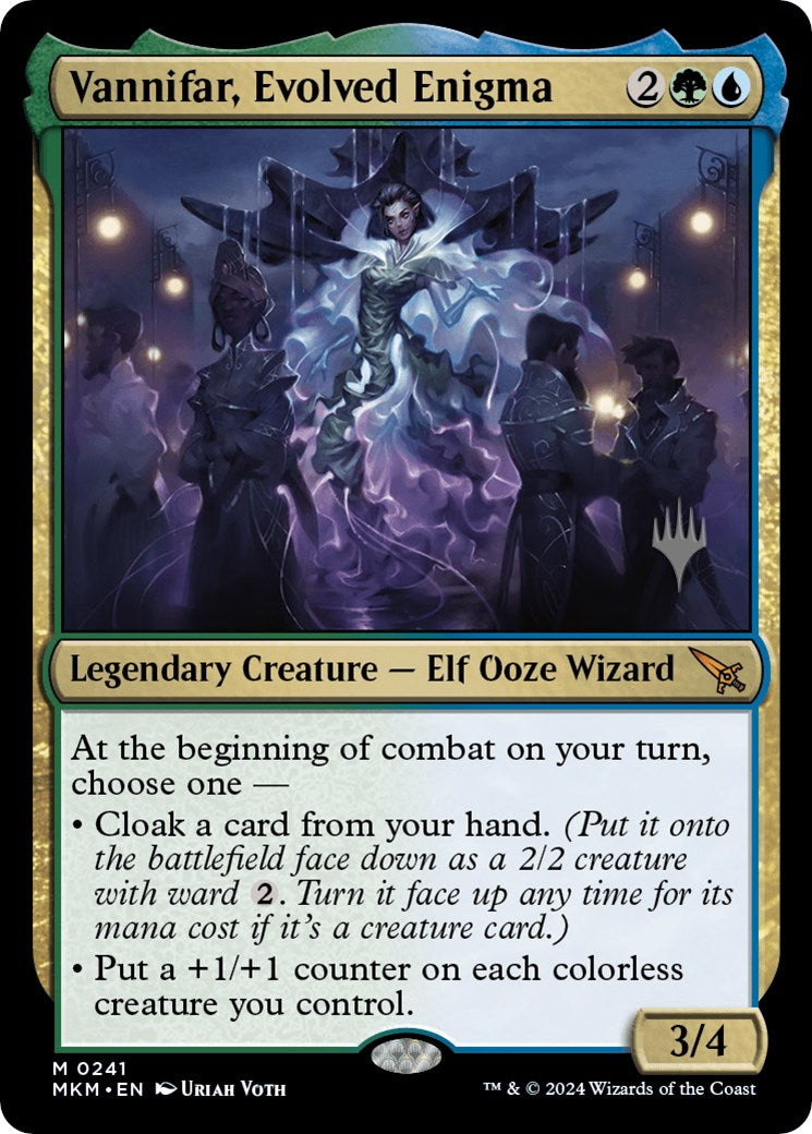 Vannifar, Evolved Enigma (Promo Pack) [Murders at Karlov Manor Promos] | Jomio and Rueliete's Cards and Comics