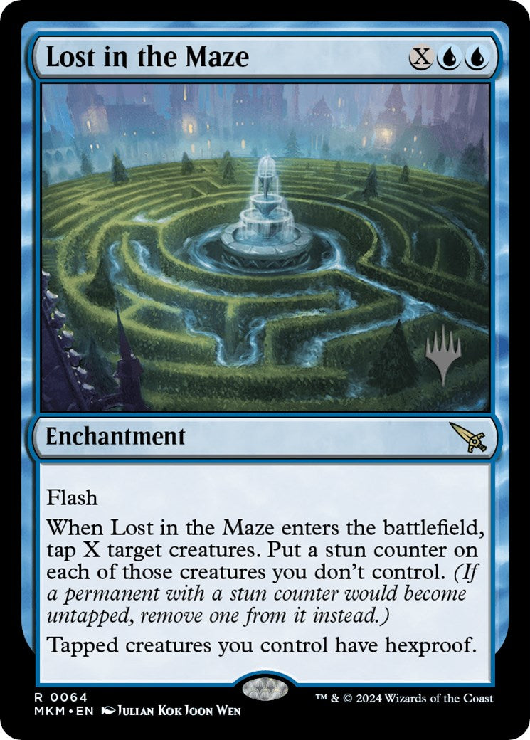 Lost in the Maze (Promo Pack) [Murders at Karlov Manor Promos] | Jomio and Rueliete's Cards and Comics