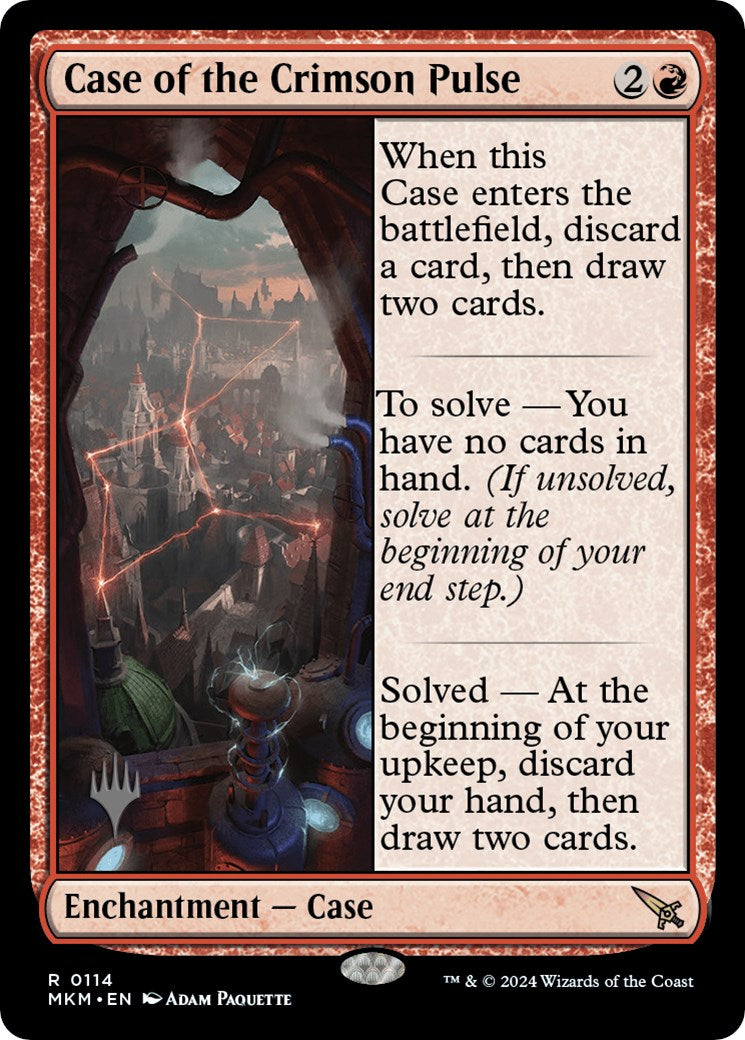 Case of the Crimson Pulse (Promo Pack) [Murders at Karlov Manor Promos] | Jomio and Rueliete's Cards and Comics