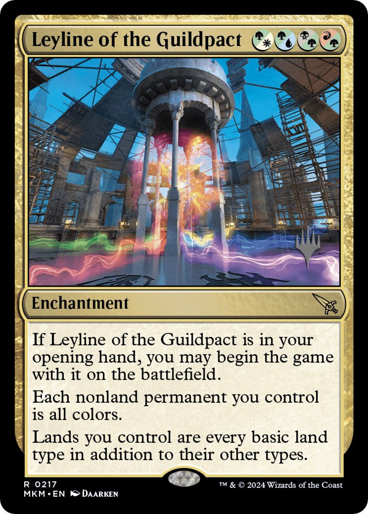 Leyline of the Guildpact (Promo Pack) [Murders at Karlov Manor Promos] | Jomio and Rueliete's Cards and Comics