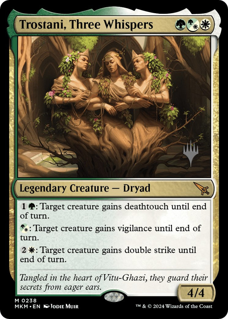 Trostani, Three Whispers (Promo Pack) [Murders at Karlov Manor Promos] | Jomio and Rueliete's Cards and Comics