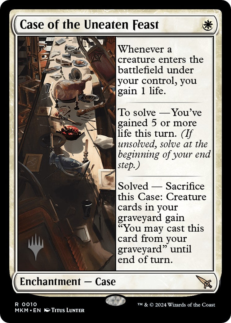 Case of the Uneaten Feast (Promo Pack) [Murders at Karlov Manor Promos] | Jomio and Rueliete's Cards and Comics